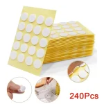 240PCS Candle Wick Stickers Heat Resistance Double-Sided Stickers Adhere Steady in Hot Wax Wick Sticker