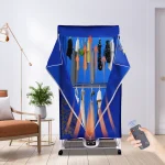 1200-1500W Portable Travel Clothes Dryer Machine PTC 5-layer Heating for Apartments, New Generation Electric Clothes Drying