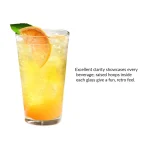 8-Piece Set High-Quality Drinking Glasses Elegant Drinkware Stackable Durable Dishwasher Safe Glasses Home Bar Kitchen Party 4