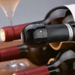 1pc Black Domestic Kitchen Sealing Red Wine Bottles Stoppers Mini Preservation Spin Leak Proof Wine Champagne Stoppers Cap 4