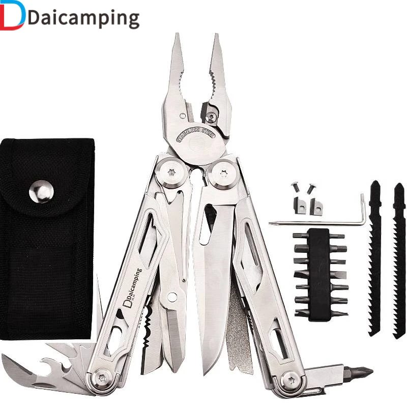 Daicamping DL30 Multitools Hand Diy Multi Tools Multi-tool Clamp Folding Knives Scissor Cutters EDC Survival Gear Manual Pliers Daicamping DL30 Multitools Hand Diy Multi Tools Multi-tool Clamp Folding Knives Scissor Cutters EDC Survival Gear Manual Pliers