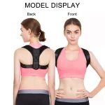 GETINFIT Adjustable Back Brace Support Spine Neck Health Correction Belt Invisible Shoulder Posture Corrector Home Office Unisex 3