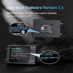 New NanoVNA-H Vector Network Antenna Analyzer 2.8" Display 10KHz-1.5GHz MF HF VHF UHF SWR With SD Card Slot Digital Nano Tester 5
