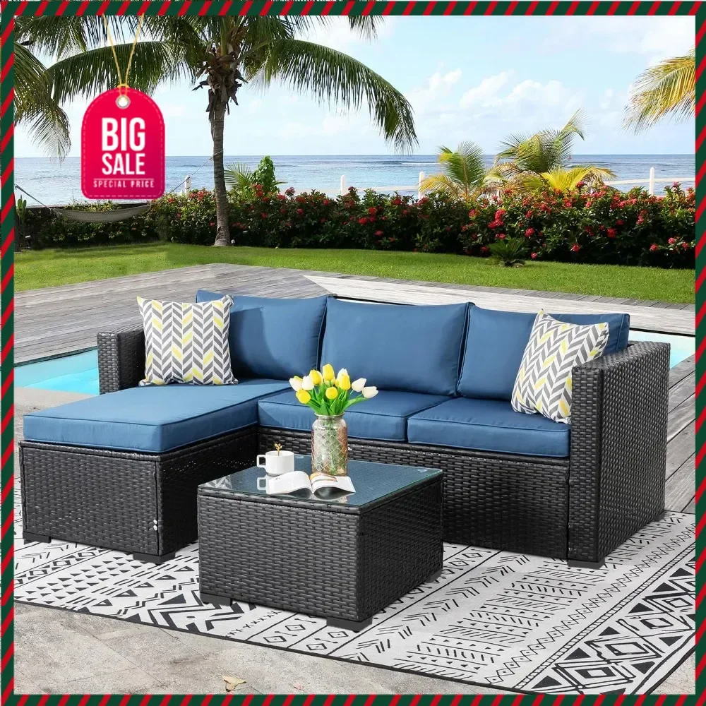 BestsellerBestsellerBestseller5 pieces patio furniture sets, wicker outdoor sectional furniture with glass table and cushions, r BestsellerBestsellerBestseller5 pieces patio furniture sets, wicker outdoor sectional furniture with glass table and cushions, r
