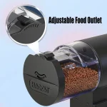 Automatic Fish Feeder 100ML Capacity Battery Operated Programmable Timer for Aquarium Fish Tank Easy to Set Up Vacation Use 3