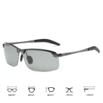 Men Photochromic Polarized Sunglasses Driving Fishing Chameleon Glasses Change Color Sun Glasses Day Night Vision UV400 Eyewear 6