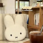 Miffy Black eyes Cute Doll Plush Toy Kawaii Bed Pillow soft comfortable Sofa Cushion Pillow Gift toys for Girl and Boy 6