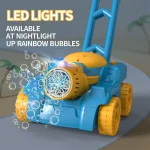 Kids Toys Tank Trolley Bubble Gun Machine Automatically Electric Soap Bubbles Car Outdoor Games Children Toys for Girls Gift 5