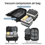 Men Travel Backpack vacuum compression Laptop Backpack 17 inch Extended Large Capacity school Backpack Hiking Business backpack 4