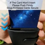 Rfid Microfiber Leather Men Wallets Fashion Card Holder Trifold Wallet Money Bags Smart Slim Thin Coin Pocket Wallet Purse 6