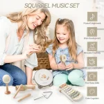 Musical Instruments Montessori Music Baby 0 12 Months Toys Drum Xylophone Kids Early Educational Wooden Instruments Baby Toys 5