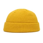 Winter Warm Beanies Casual Short Thread Hip Hop Hat Adult Men  Female Wool Knitted Skull Cap Elastic  Unisex 4