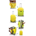 Travel Luggage Suitcase Protective Cover Trolley Case Travel Luggage Dust Cover Travel Accessories Packing Organizer Multi Color 4