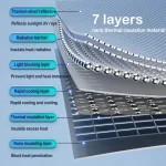 Car Sunshade Umbrella For Auto Shading Car Sun Shade Protector Parasol Summer Sun Interior Windshield Protection Curtain 5