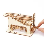 Spiral Marble Run 3D Wooden Puzzles for Adults and Teens DIY Model Building Kits with Mechanical Puzzles  4