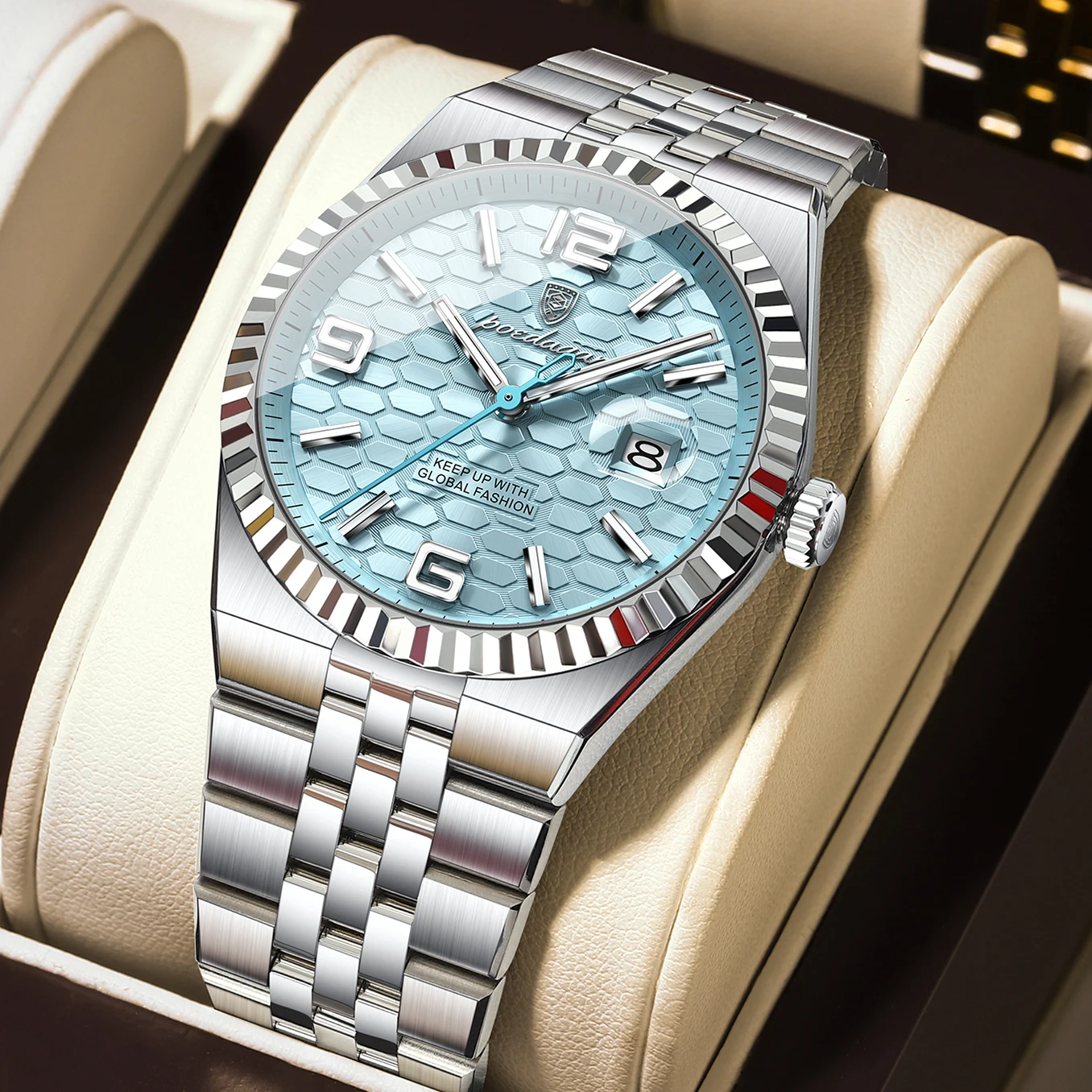POEDAGAR Fashion Exquisite Men Wristwatches Waterproof Luminous Date Luxury Man Watch Stainless Steel Quartz Men's Watches Reloj POEDAGAR Fashion Exquisite Men Wristwatches Waterproof Luminous Date Luxury Man Watch Stainless Steel Quartz Men's Watches Reloj
