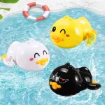 Baby Bathing Toy Kids Cute Duck Penguin Egg Water Spray Sprinkler Bathroom Sprinkling Shower Swimming Water Toys For Kids Gift 5