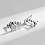 4 Pairs Cufflinks Set CuffLinks For Mens Wedding Souvenirs Groomsmen Gift Man Shirt Cufflink With Box Luxury Jewelry Tie Clips 5