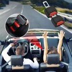 2pcs Car Seat Belt Extender Safety Seatbelt Extender Seat Belt Padding Extension Buckle Plug Buckle Seatbelt Clip Car Accessor 3