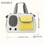 1Pcs Portable Pet Carrier Cat Bag For Cats And Dogs Ideal For Travel And Outdoor Activities Suitable For Cats And Small Dogs 6