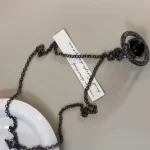 3D Black Saturn Waist Chain | Light Luxury Body Jewelry for Women's Waist Decor 2