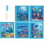 Drawing Coloring Books for Kids Magic Water Book with Pen 2 To 4 Years Old Children Learning  Education Toy Baby Montessori Toys 3