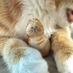 Hanging Pet Keychain Pendant Memorial Resin Cat/Dog Hair Storage Capsule Unique Keychain Novel Trendy Souvenir for Pet Lovers 4