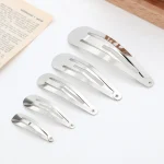 10/20/30pcs/set Women Silver Gold Black Waterdrop Shape Basic Alloy Hair Clips BB hairpins Barrettes Fashion Hair Accessories 4