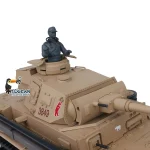 Henglong 1/16 7.0 German Panzer III H RC Tank 3849 2.4G Plastic RTR Simulation Battle Remote Control Toy for Adults Collectible 6