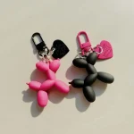 Jelly Cute Jelly Balloon Dog Keychain Pendant Cartoon Dog Chain Keychain - Lovely accessory jewelry gift for unisex keys 6