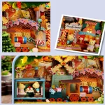 DIY Wood DollHouses Handmade Funny Box Theatre Miniature Box Cute Doll Houses Assemble Kits Gift Wooden Toys For Girls 5