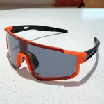 KAMMP Trendy Cycling Goggles Oversized Decor Women's Sports Anti UV Sunglasses Men's Outdoor Brand Design Sun Glasses for Hiking 5