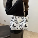 New Women's Bag Nylon Shoulder Bag Animal Printing Large Capacity Tote Bag For Teen Girls Gift 4