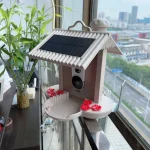 1.5L Rehent Night Vision 120 Degree View Angle IP65 Waterproof Smart Bird Feeder with Camera Solar Panel Wifi Outdoor Camera 2