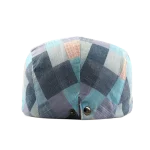 Womens Mens Teens Beret Flat Newsboy Hat Adjustable Irish Cabbie Gatsby Cap Breathable Driving Hunting Hat 4