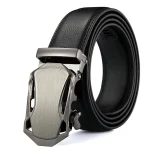 Fashion Business Men'S Belt Genuine Luxury Brand Belt Metal Buckle Belt High-Quality PU Leather Soft Belt With Cargo Pants Jeans 5
