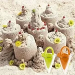Kids Beach Sand Funnel Toy Outdoor Sand Play Tool Sand Hopper for Family Sandpit Games 4