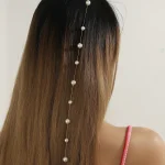 Faux Pearl Butterfly Star Hair Braid Accessories for Women Minimalist Elegant Instagram Style Hair Jewelry 2