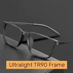 High Quality Pure Titanium Reading Glasses for Men Anti Blue Light Presbyopia Eyewear with Diopter+1.0 To +4.0 2