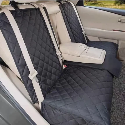 Dog Car Seat Cover Pet Travel Carrier Mattress Waterproof Dog Car Seat Protector With Middle Seat Armrest For Dogs