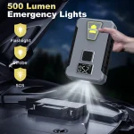 Car Battery Jump Starter Digital Display Portable Car Battery Booster Charger 26800mAh Power Bank Emergency Battery Booster 4
