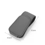 Universal Car Auto Sun Visor Eyeglass Hanger Clip Leather Glasses Holder Magnetic Multi-Function Automobile Accessories Storage 2