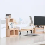 Nordic style villa, dollhouse, children's play, mini simulation furniture, bedroom, kitchen, wooden toys, boys and girls 3
