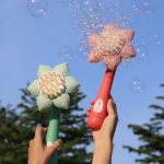 2026 Electric Bubble Gun Toys for Kids 23 Holes Bubbles Machine Soap Blower Blowing Toy Party Outdoor Games Boys Girls Gift