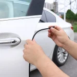 5M Car Door Edge Rubber Scratch Protector Strips Car Styling Mouldings Protection Side Doors Moldings Adhesive Scratch Tools New 2