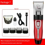 Dog Hair Clipper Pet Hair Trimmer Set Puppy Grooming Electric Shaver Ceramic Blade Cat Accessories Cordless Charging Professiona 6