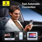Baseus Wireless CarPlay Wired to Wireless CarPlay Adapter Auto Connect Car Intelligent Systems Plug&Play Bluetooth Smart CarPlay 5