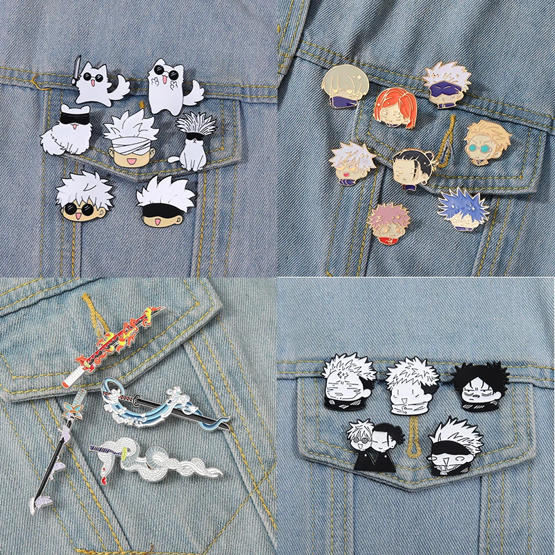3-6pcs/Set Anime Collection Enamel Pins Custom Cartoon Character Brooch Lapel Badge Cute Jewelry Gift for Fans 3-6pcs/Set Anime Collection Enamel Pins Custom Cartoon Character Brooch Lapel Badge Cute Jewelry Gift for Fans