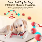 New Dog Interactive Ball Toy,Automatic Rolling Dog Ball Rechargeable,Smart Puppy Interactive Toy,Intelligent Balls Toy for Dogs 5