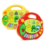 Kids Cartoon Piano Keyboard Game with Animal Sounds Flashing Light Music Baby Instrument Music Toys Educational Toys Kids Gifts
